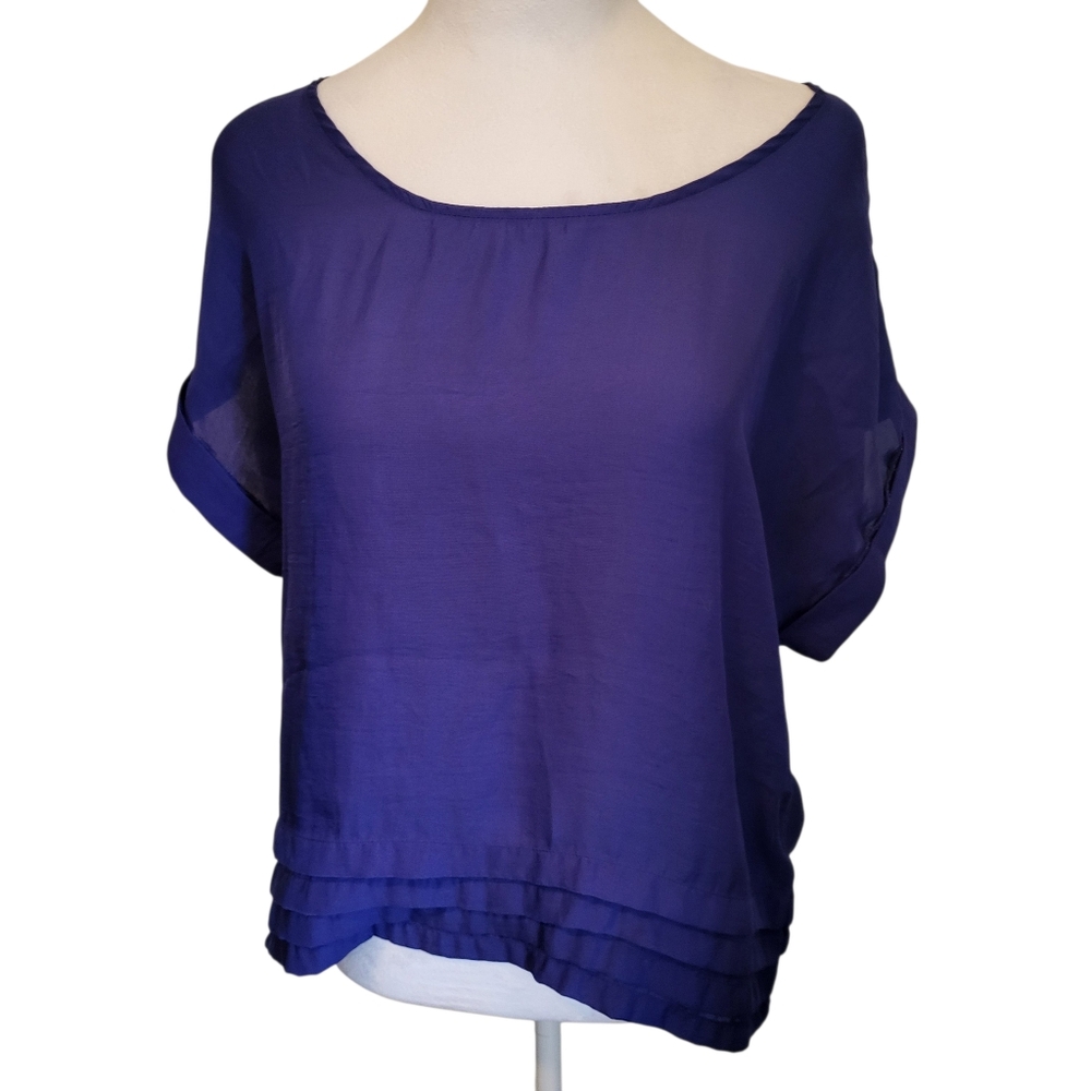 Mossimo Blouse Purple sz 8